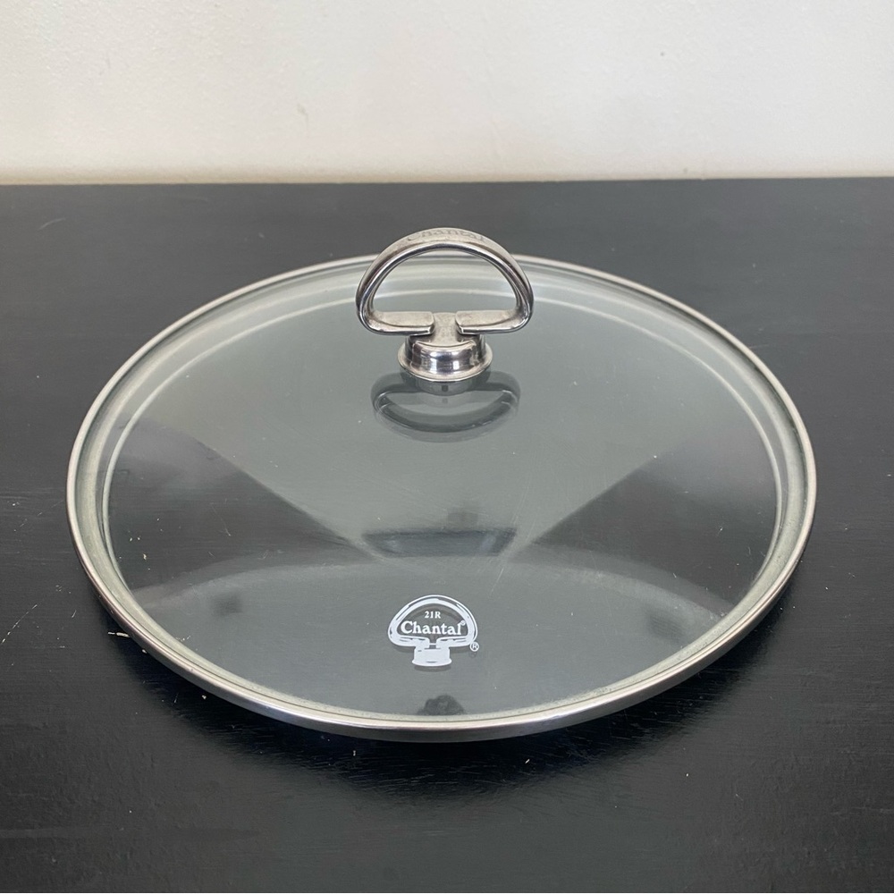 Chantal 21R Glass 7 3/4"  Glass Saucepan Lid With Handle | Replacement Cookware